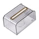 thumbnail image 2 of Spring-Loaded Plastic Tissue Box Holder with Storage Drawer for Home Office Desktop Use, 1-Pack, 2 of 6
