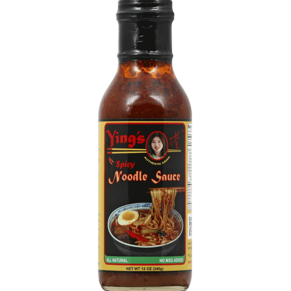 Ying's Authentic Asian Spicy Noodle Sauce, 12 oz [Pack of 6]