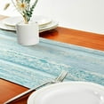 thumbnail image 4 of Dreamtimes Vintage Wood Grain Table Runner 18"x72", Kitchen Dining Table Cloth Runner Decoration for Indoor Outdoor Home Holiday Thanksgiving Christmas Party Decor, 4 of 5