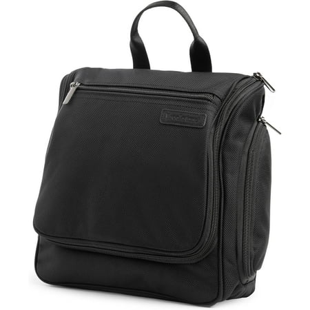 Brookstone Large Hanging Toiletry Cosmetic Organizer Bag for Travel, Black