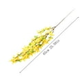 thumbnail image 3 of CoreLiving Artificial Yellow Flowers 25.6" Fake Forsythia Stems, Spring Silk Winter Jasmine & Orchid Branches for Indoor Floral Arrangement, Home Wedding Christmas Office Kitchen Decoration, 3 of 6