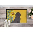 thumbnail image 2 of Carolines Treasures WDK5446JMAT 24 x 36 in. Summer Sunflowers Gray Newfoundland Indoor or Outdoor Mat, 2 of 7