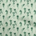 thumbnail image 1 of oneOone Rayon Light Green Fabric Ocean Jelly Fish Craft Projects Decor Fabric Printed By The Yard 56 Inch Wide, 1 of 4