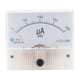 thumbnail image 2 of Medidor de corriente analógica 85C1 DC 50μa, 100μa, 200μa, 500μa, 20A Amperímetro para prueba de circuito Ampere Microamperímetro Probador 1 CC 0-200uA Soledad Medidor de amperios analógico de CC, 2 of 10