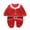 Red, variant on Ulanda Newborn Baby Boy Girl Christmas Outfit My First Christmas Romper Jumpsuit Gender Neutral Baby Clothes (Red, 0-3 Months)