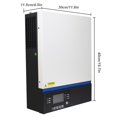 Lolicute 3000W Power Inverter Solar Off-Grid with MPPT Charge Controller