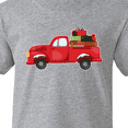 thumbnail image 4 of Inktastic Christmas Red Vintage Truck with Presents Youth T-Shirt, 4 of 5