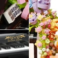 thumbnail image 3 of Mini Building Blocks Piano Flowers Set for Adults, Grand Piano Flower Bouquet Botanical Collection Light Model Gift Ideas/Home Office Decor, 3 of 6