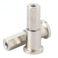 thumbnail image 2 of Eje de rueda delantera de Metal apto para WPL D12 piezas de repuesto de coche teledirigido accesorios de modificación de neumáticos mejorados, 2 of 8