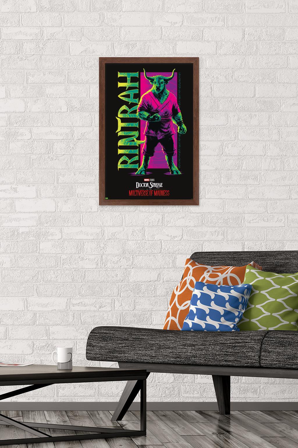 Marvel Doctor Strange in the Multiverse of Madness - Rintrah Wall Poster, 14.725" x 22.375" Framed