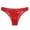 Red, variant on Underwear Women No Show Lace Sexy Triangle Comfortable Brief No Wedgie Wicking Underwear