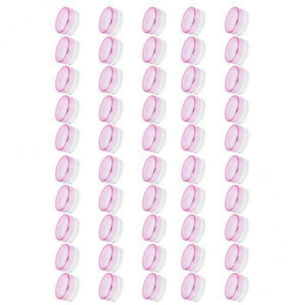 Frascos cosméticos con tapas.,Frascos de plástico 3G,Frascos de crema de loción,Ejemplo de contenedor vacío,Tarros de bálsamo,Ollas vacías 3g,Tarros recargables,Contenedores
