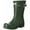 HUNTER GREEN, variant on Hunter Men's Original Short Rain Boot, Black,8 M US