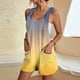 thumbnail image 1 of MKLEKYY Mono Corto de Verano para Mujer, Informal, A La Moda, con Estampado de Bolsillos, Pantalones Cortos, 1 of 4