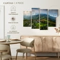 thumbnail image 5 of Elephant Stock Majestic Blue Ridge Mountains Wall Art - Horizontal Multi Panel Canvas - Living Room Wall Decor - Nature Multi Panel - Green And Gray Decor - 75" x 48", 5 of 8