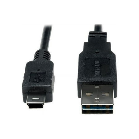UPC: 0037332179531 | Tripp Lite UR030-006 6 ft. Universal Reversible USB 2.0 Cable (Reversible A to 5Pin Mini B M/M)