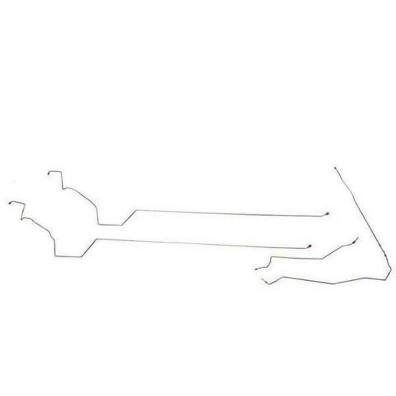 00-07 Chevrolet Monte Carlo, Impala w/ ABS, Car, Intermediate Brake Line Kit; Steel-AIN0006OM