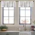 thumbnail image 4 of LALILO Kitchen Curtain Valance Blue Landscape Moraine Lake Rod Pocket Window Curtain 52"x 18" Set of 2, 4 of 7