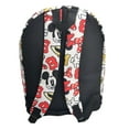 thumbnail image 3 of Disney Mickey Minnie Mouse All Over Print 16" Backpack w/ Front Pocket White, 3 of 3