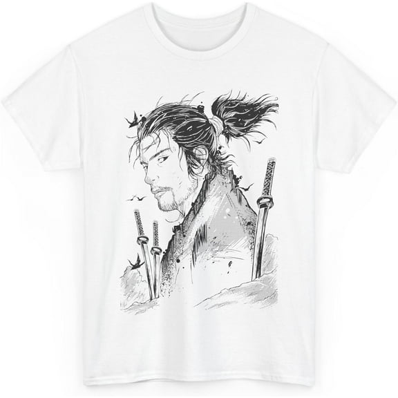 Animal Vagabond Musashi Miyamoto, Short Sleeved T Shirt Unisex Tee