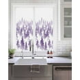 thumbnail image 2 of Window Privacy Film, Purple Forest UV Sun Blocking Window Tint Film Heat Control One Way Blackout Window Film, Modern Abstract Silhouette Art Non Adhesive Static Cling Window Sticker 19.6x39.3 In, 2 of 7