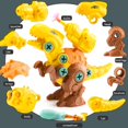 thumbnail image 2 of Dinosaurs Mount Constructor Model Set Montessori Kids Puzzles Screwdriver Tool Assembling Game Educational Toys for Boy heqiyong LED, 2 of 2