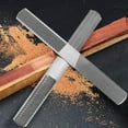 thumbnail image 1 of 4-Way Wood Rasp File 2pcs Steel Hand File Durable Wood Rasp Set Half  Flat and Needle Files Easy to Use Sharping Tools for Wood Metal Woodworking, 1 of 10