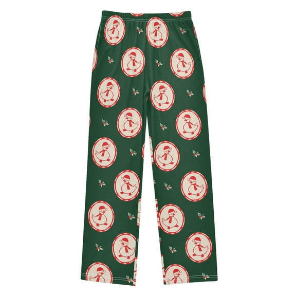 joogoo Christmas Gooses-2 Pajama Pants Pj Bottoms Sleepwear Lounge L