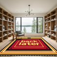 thumbnail image 2 of ODIKA 8'x10' Machine Washable Non-Slip Area Rug, Graphic Red High Traffic Rug with Pad, Red, 1044637, 2 of 8