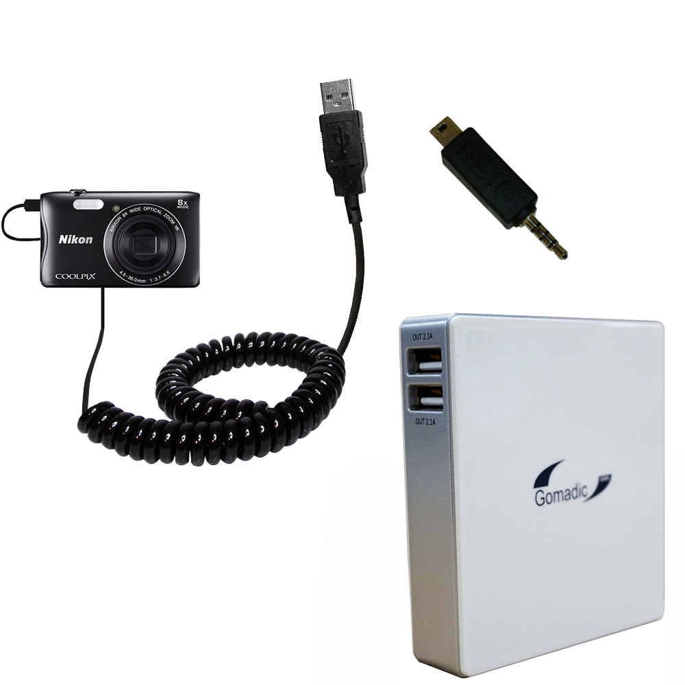 Gomadic High Capacity Rechargeable External Battery Pack Suitable for The Nikon Coolpix S3700