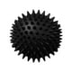 thumbnail image 4 of Pelota de masaje con púas, pelota compacta para masaje muscular de espalda, hombros, pies y manos. Negro, 4 of 9