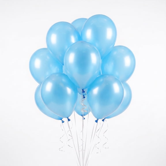 12" Electric Blue Latex Balloons, 15 Pieces, by Way To Celebrate