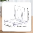 thumbnail image 2 of Acrylic Plate Stands,Adjustable Acrylic Plate Stand Picture Frame Display Holder Decorative Plate Display Stand Clear Easel Stand for Display Acrylic Art Stand for Home Office Festival Party, 2 of 7