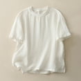 thumbnail image 2 of Women's Tops, Women T-Shirt Oversize Boyfriend Style Basic Tees Casual Loose T-Shirt, 2 of 8