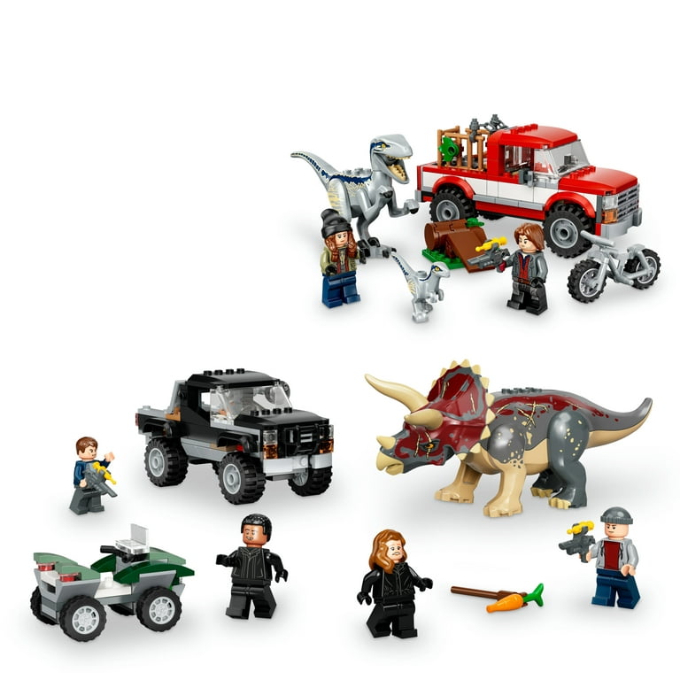 LEGO Jurassic World Dino Combo Pack 66774 Toy Value Pack, 2 in 1  Triceratops and Velociraptor Gift Set, Jurassic World Toy with Dinosaur and  Truck Toys, Christmas Gift for Kids Ages 7