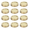 thumbnail image 1 of 12set/24pcs Regular Mouth Canning Lids Bands Split-Type Leak Proof for Mason Jar Canning Lids with Seal Rings, 1 of 6