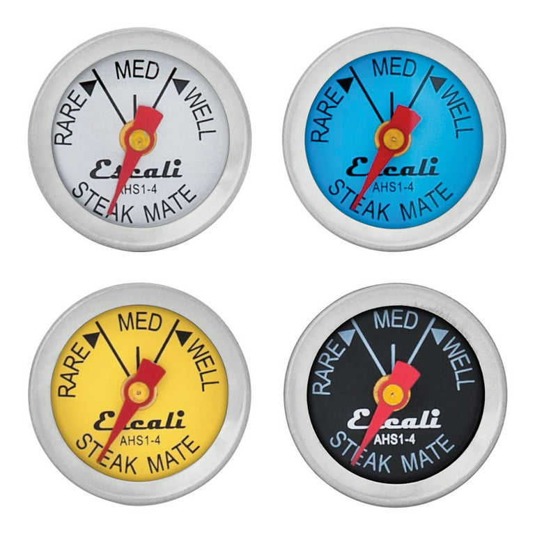 Escali Oven Safe Meat Thermometer 120 F 48.9 C to 220 F 104.4 C Easy to  Read Dishwasher Safe Durable Oven Safe Grill Safe Temperature Guide For Meat  Cooking Beef Poultry Pork
