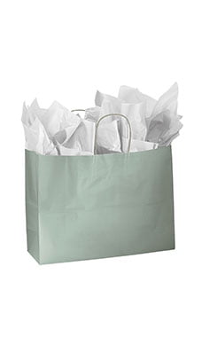 Case of 250 16”L x 6”D x 12 ½”H SSWBasics Large Natural Kraft Paper Shopping Bags