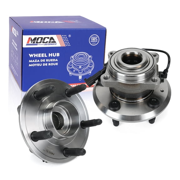 MOCA AUTOPARTS 512440 2x Rear Wheel Hub Bearing Assembly Fit for 2010-2017 Chevrolet Equinox & 2010-2017 GMC Terrain