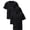 Black Pack, variant on Men's V-Neck Undershirts, 3-Pack Cotton T-Shirts, 100% Premium Cotton Tees, Breathable, Moisture-Wicking, Tag-free, Reinforced Seams, Relaxed Fit, Lightweight, Classic V-Neck, Base Layer, White, M