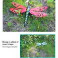 thumbnail image 3 of Decoración de pared Bearachild valla de arte de Jardín insectos hierro Rojo, 3 of 6