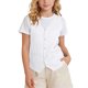 thumbnail image 1 of Odeerbi Chaqueta de Traje de Niños y Niñas Color Sólido V Cuello Botón Chaleco Con Bolsillos Vestido Formal Chaleco Para La Fiesta de Boda, 1 of 9