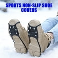 thumbnail image 5 of TPE Adult Shoe Covers with Manganese Steel Crampons for Winter Outdoor Activities like Hiking and Skiing, 5 of 9
