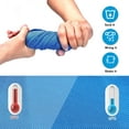 thumbnail image 5 of Cooling Towel Workout, Gym, Fitness, Golf, Yoga, Camping, Hiking, Bowling, Travel, Outdoor Sports Towel for Instant Cooling Relief (4 Packs), 5 of 9