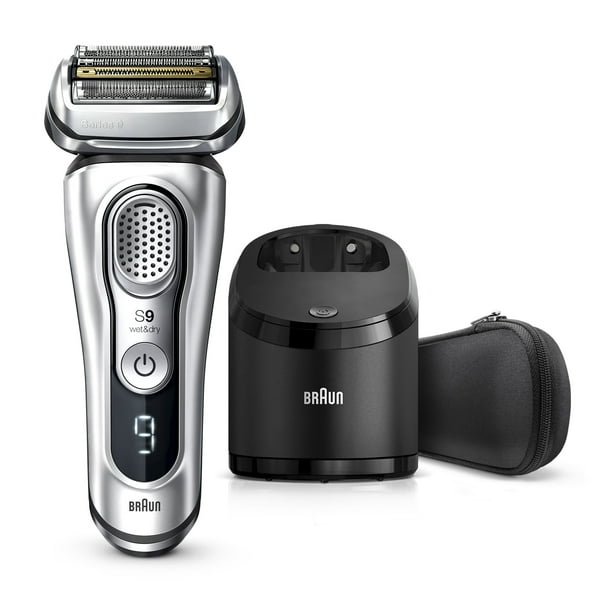 612px x 612px - Braun Series 9 9370cc Wet Dry Mens Electric Shaver with Clean Station -  Walmart.com