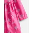 thumbnail image 3 of Wonder Nation Baby and Toddler Girls' Play Dress with Long Sleeves, Sizes 0M-5T, 3 of 3
