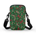 thumbnail image 2 of HELLHERO Bow-Shaped Candy Canes Women Adjustable Shoulder Strap Crossbody Small Crossbody Bags 4.33"x1.97"x7.09" for Adults Polyester, 2 of 7