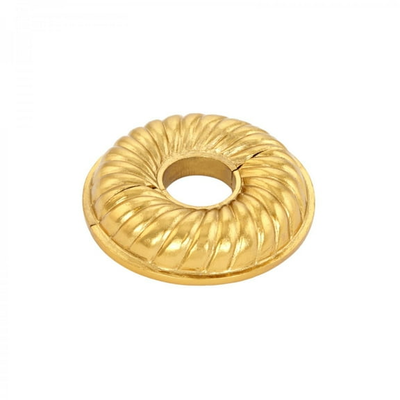 Radiator Flange Le Cruller Brass 3/4" (IPS) pipe flange: 1" inside diameter; 3-1/8" outside diameter