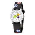 thumbnail image 1 of EGNMCR Relief Trend Fashion Sports Children's Football Pattern Quartz Watch Gift Quartz Watch, 1 of 1