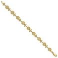 thumbnail image 7 of 14k Yellow Gold Palm Tree Bracelet, 7 of 7